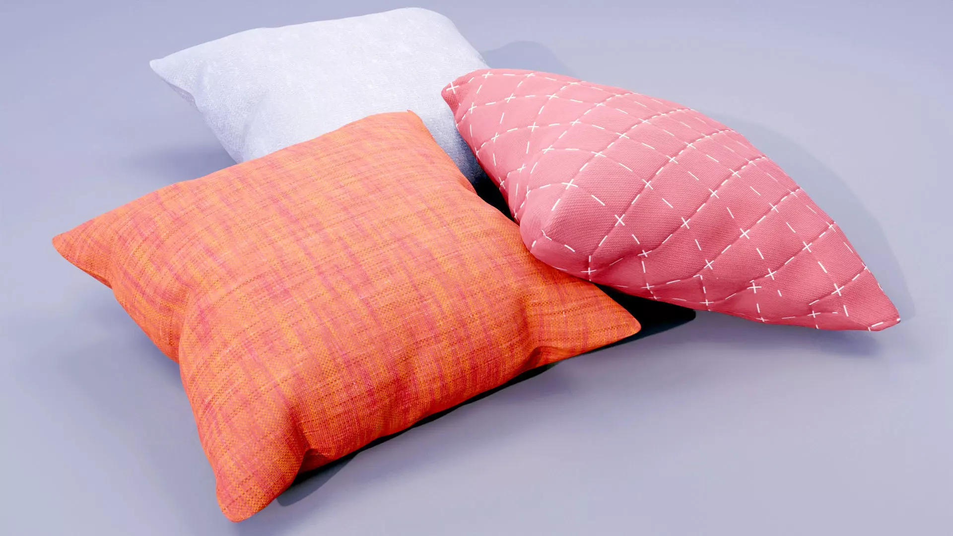Photorealistic 3D Pillow models with PBR textures 3D model