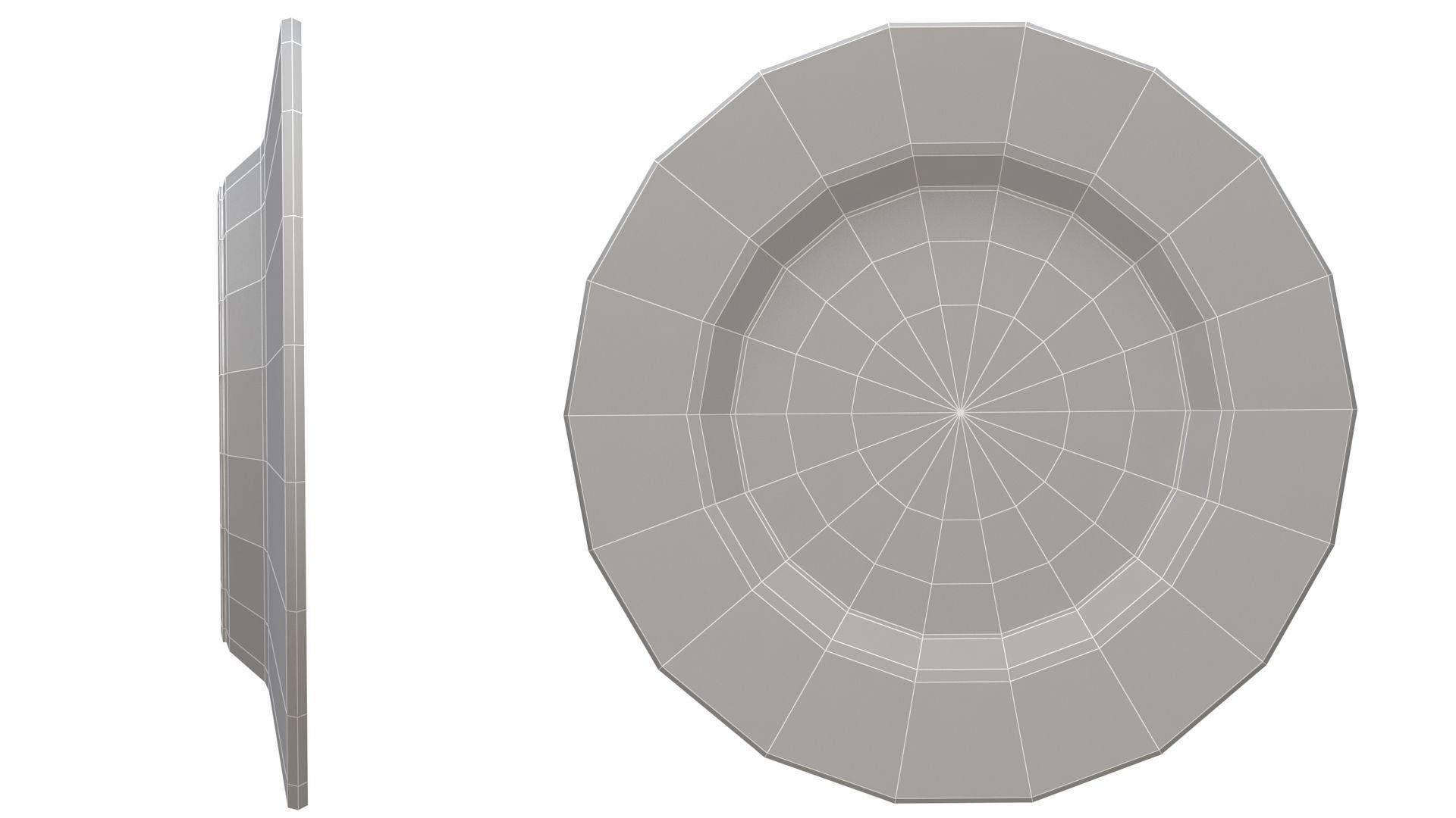 Empty Plate 3D model_14