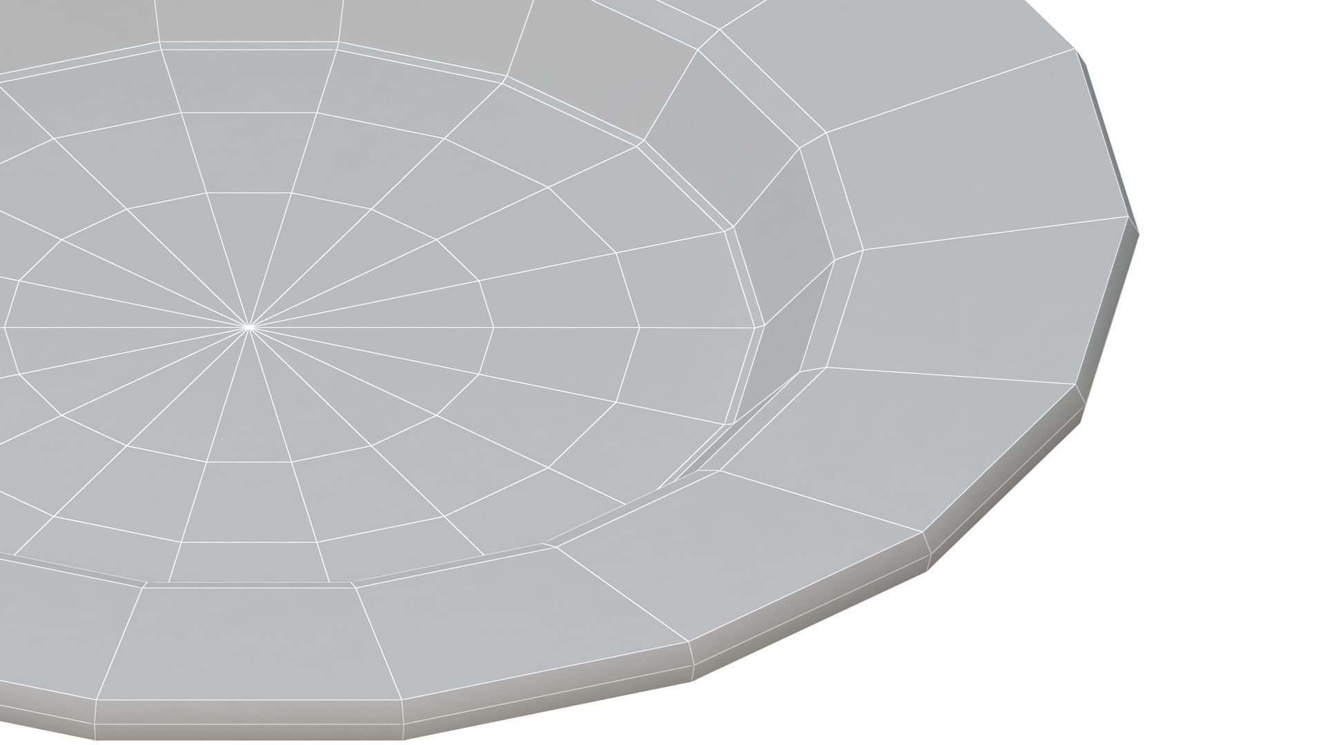 Empty Plate 3D model_13