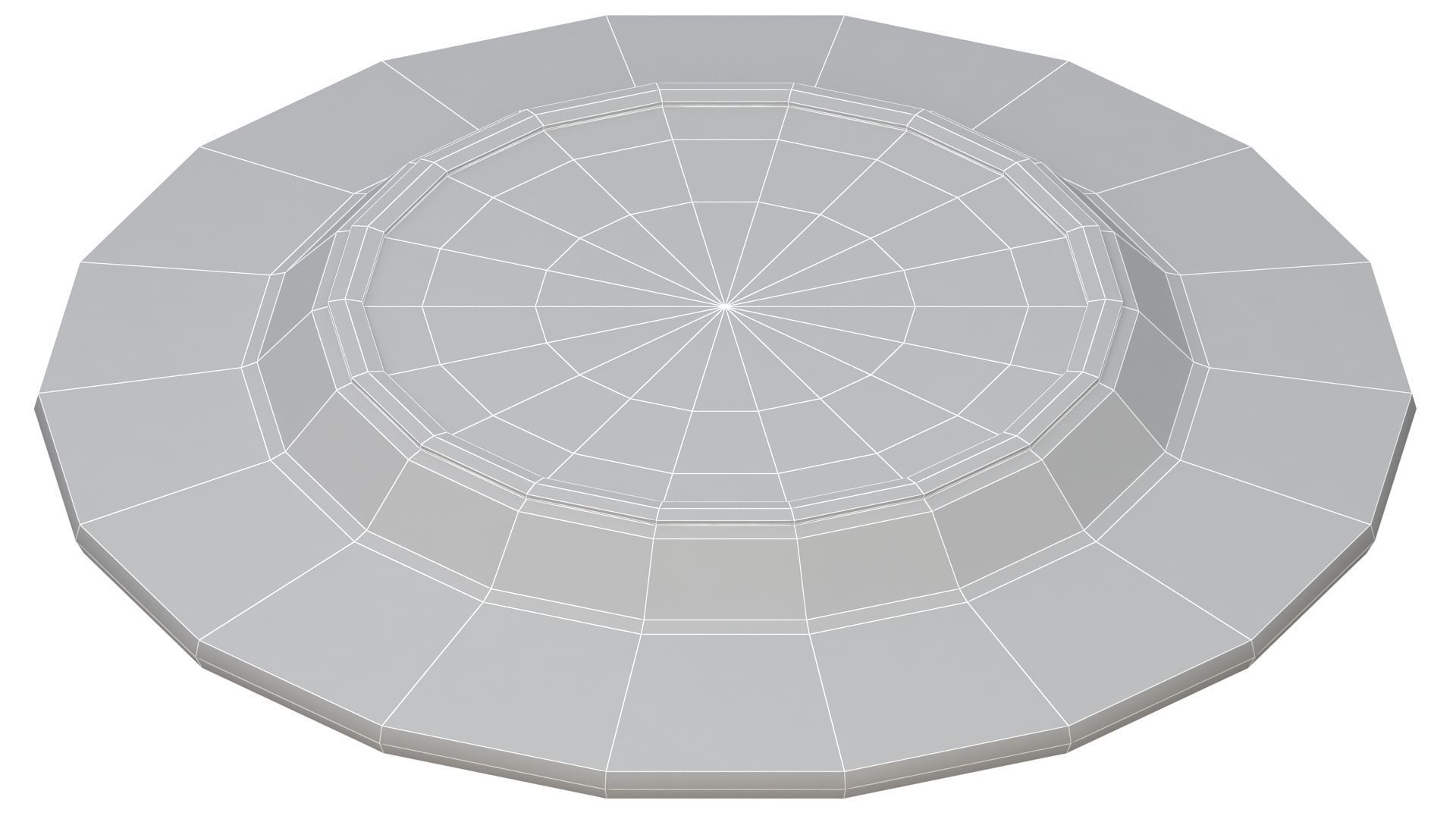 Empty Plate 3D model_11