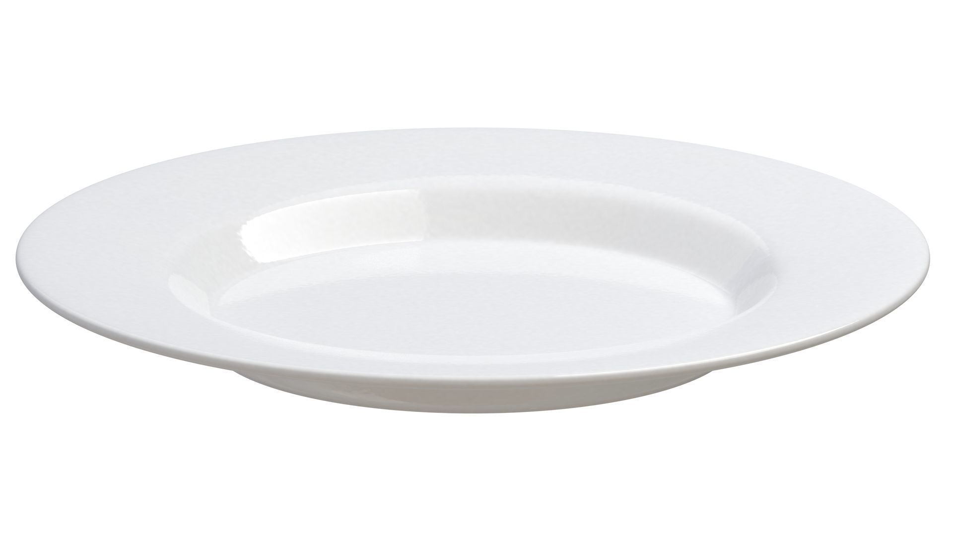 Empty Plate 3D model_1