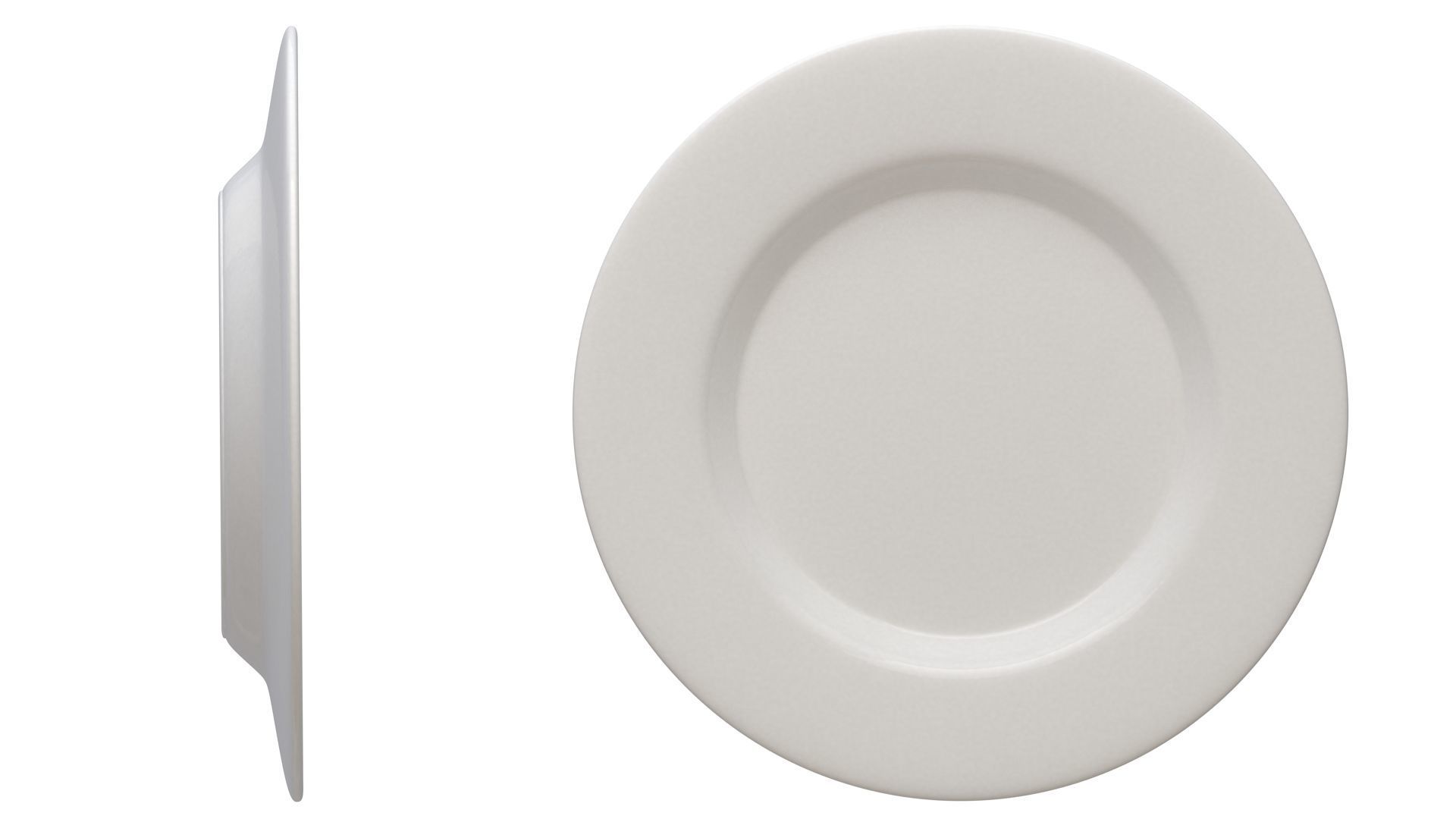 Empty Plate 3D model_9