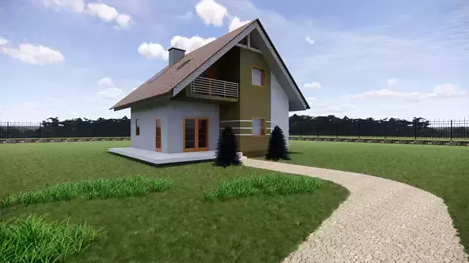 Revit project in forest