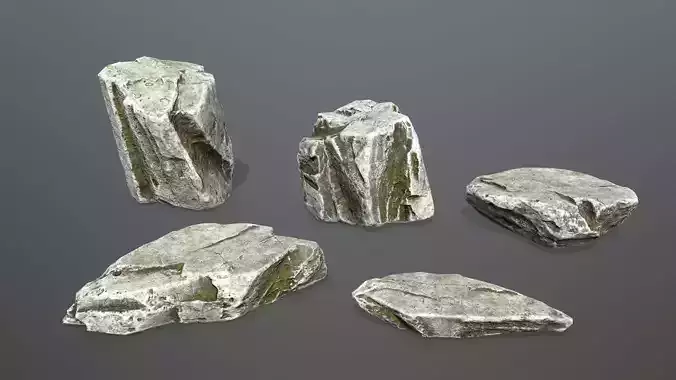 Rock Set silver