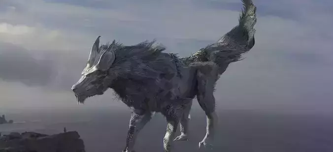 Wolf Prehistoric 3D model