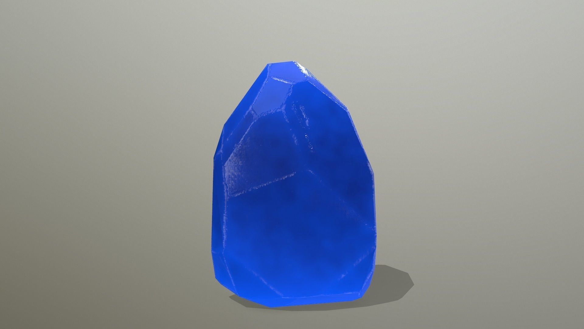 Crystal Set pencil Low-poly 3D model_12