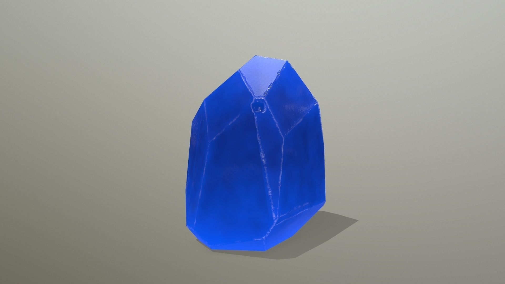 Crystal Set pencil Low-poly 3D model_15