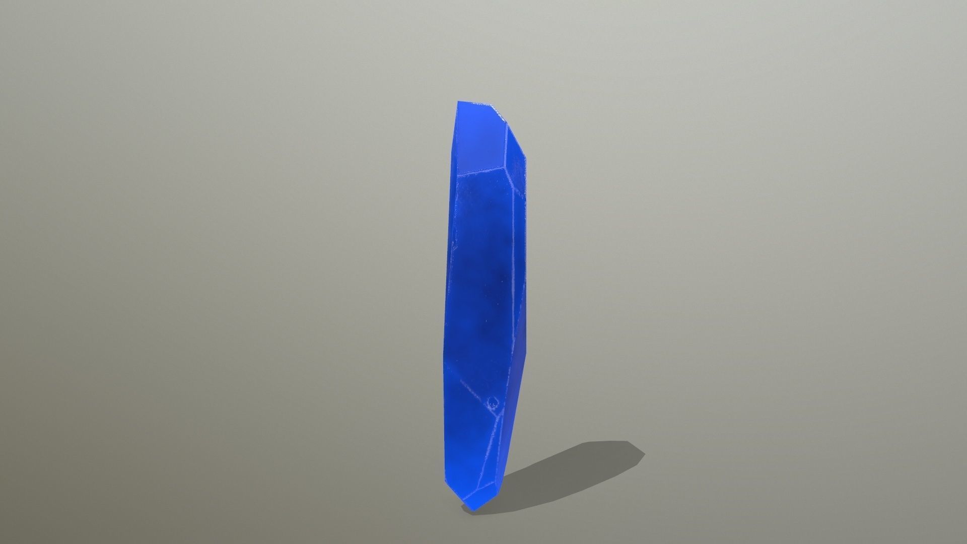 Crystal Set pencil Low-poly 3D model_4