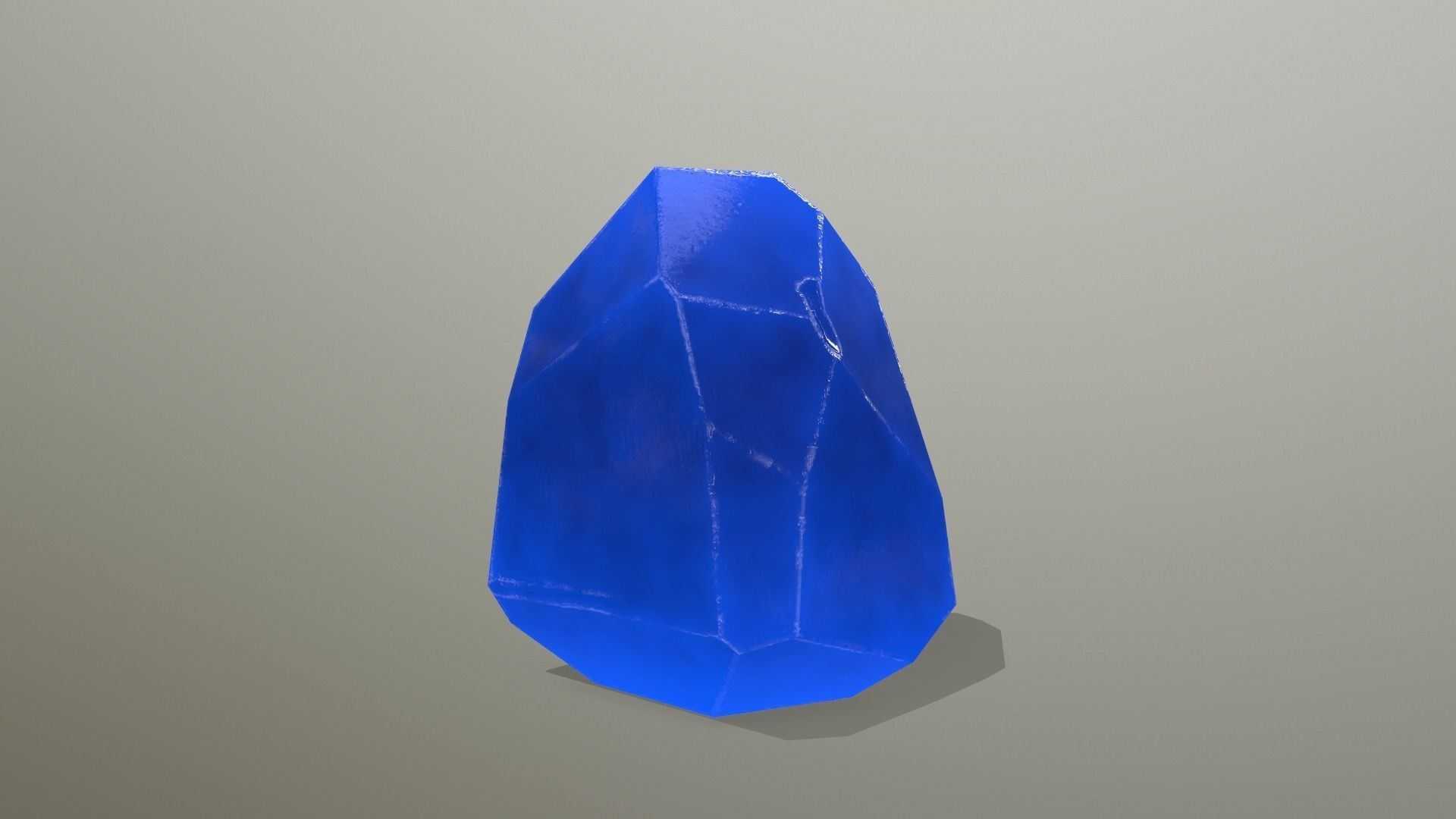 Crystal Set pencil Low-poly 3D model_14