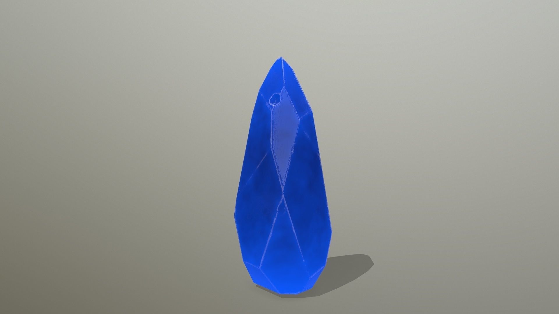 Crystal Set pencil Low-poly 3D model_11