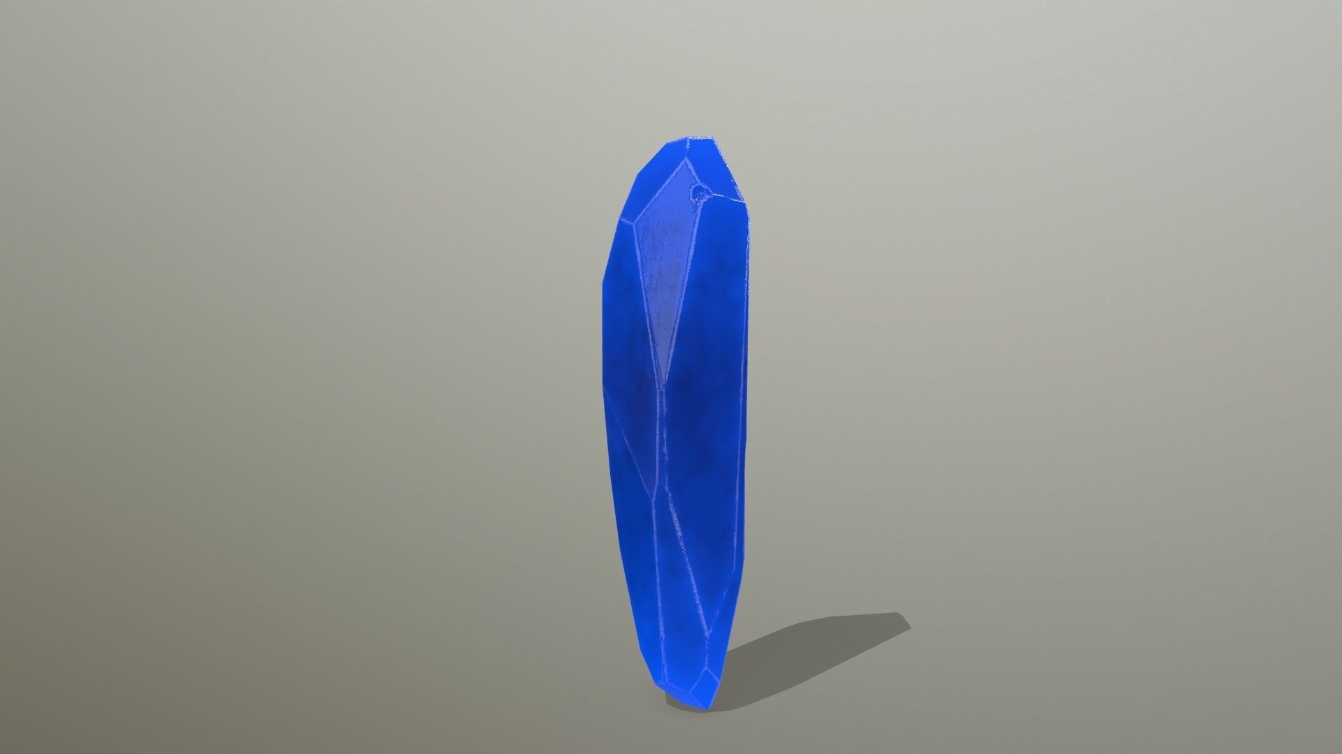 Crystal Set pencil Low-poly 3D model_5