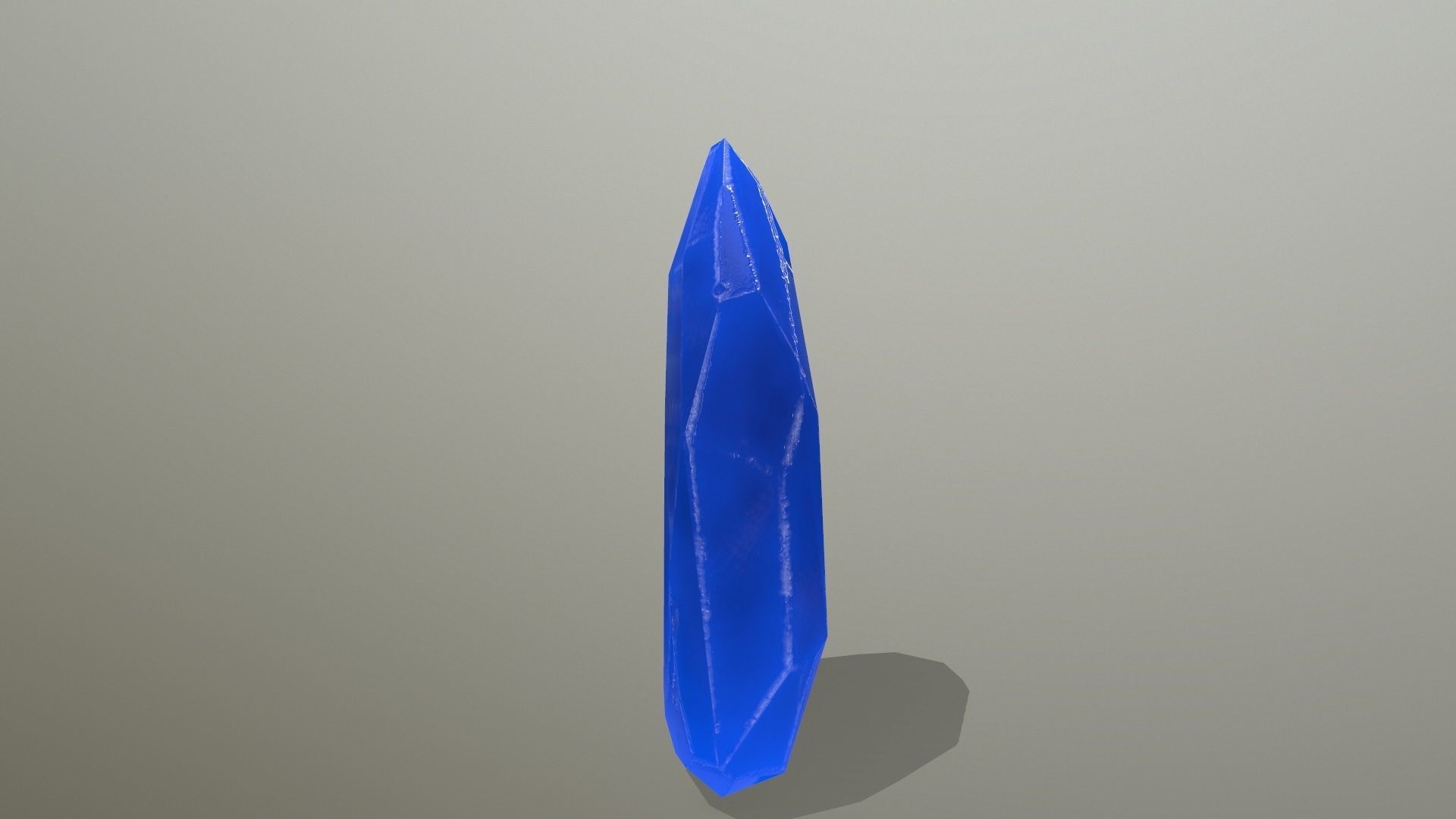 Crystal Set pencil Low-poly 3D model_13
