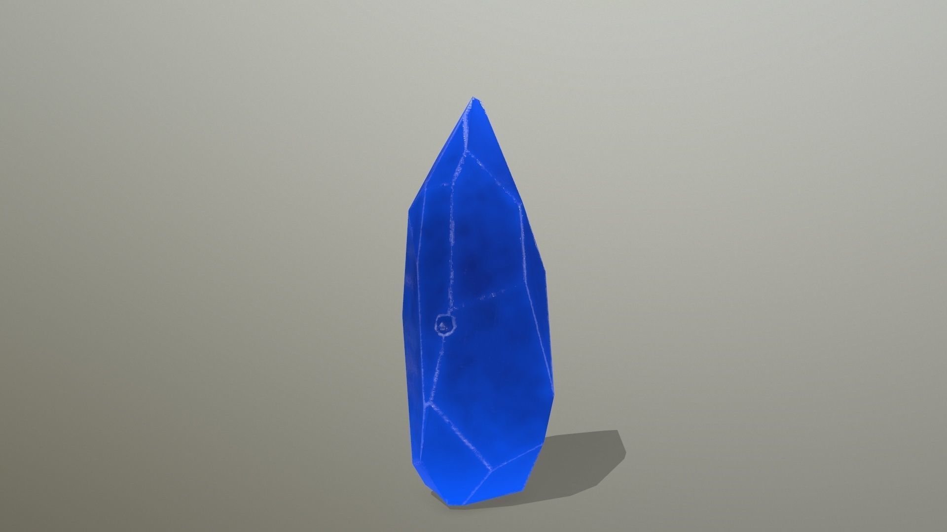 Crystal Set pencil Low-poly 3D model_10