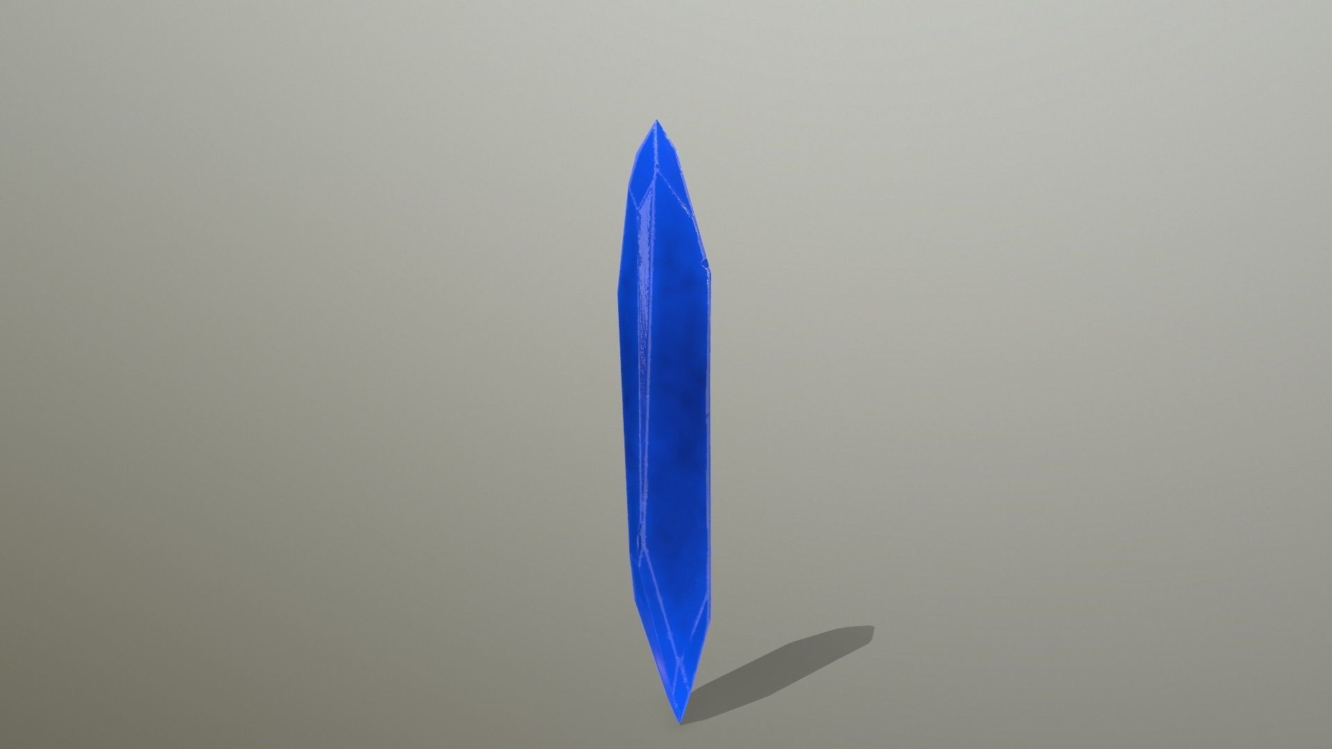 Crystal Set pencil Low-poly 3D model_7