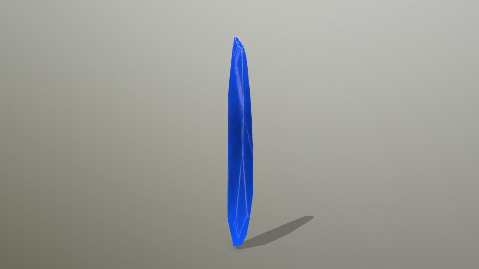 Crystal Set pencil Low-poly 3D model_9