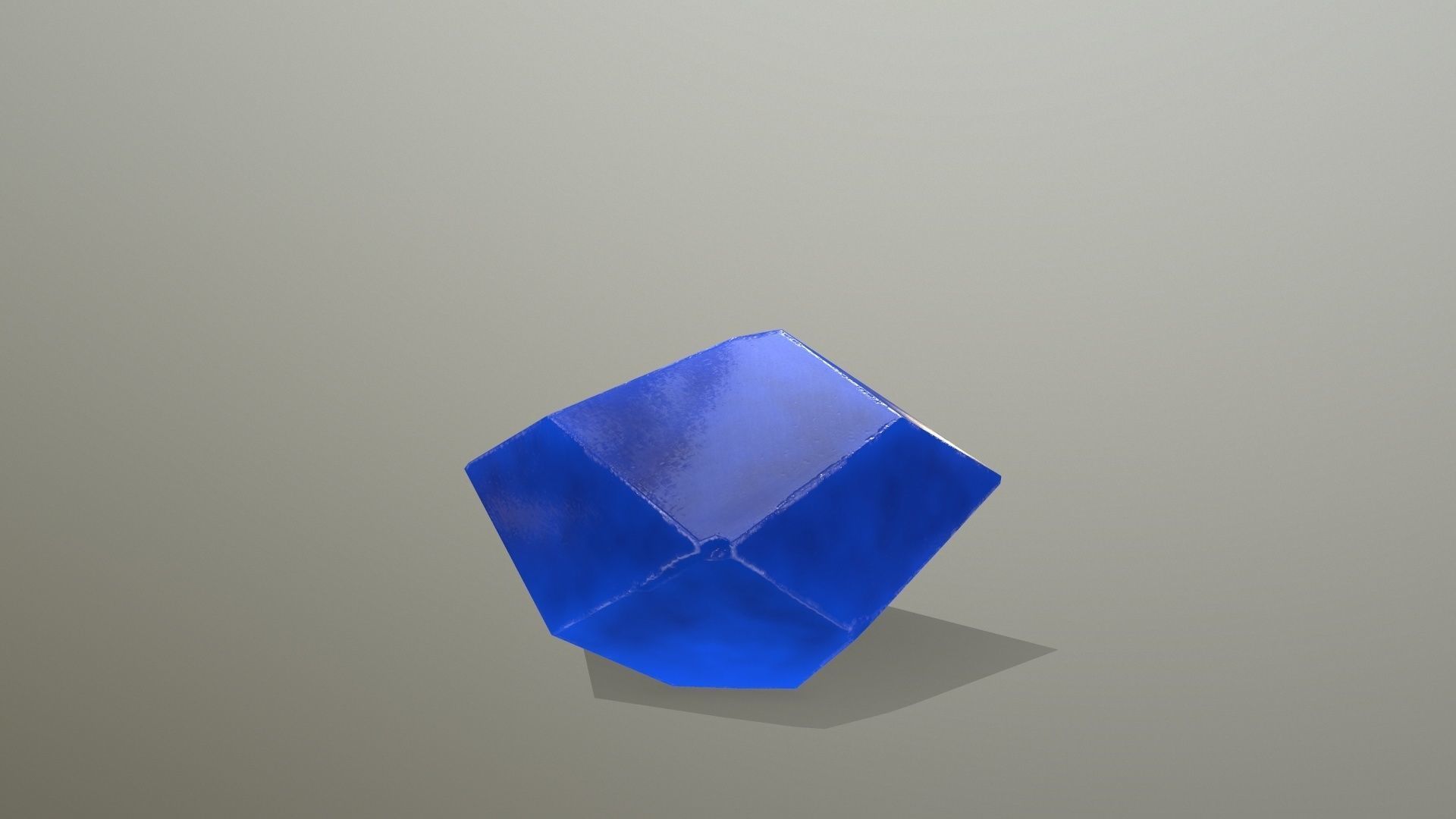 Crystal Set pencil Low-poly 3D model_3
