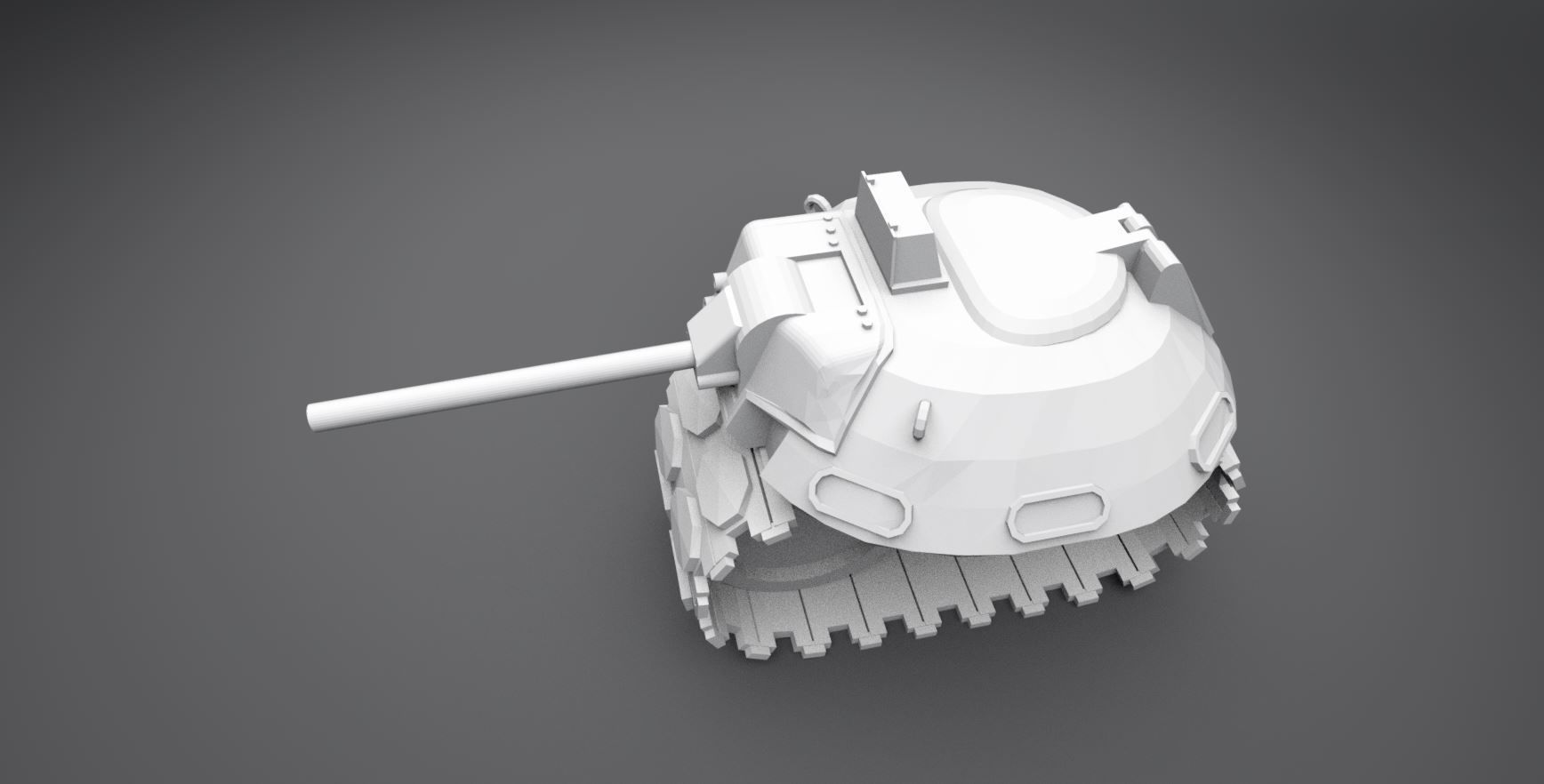 Tonk Scale Model 3D print model_2