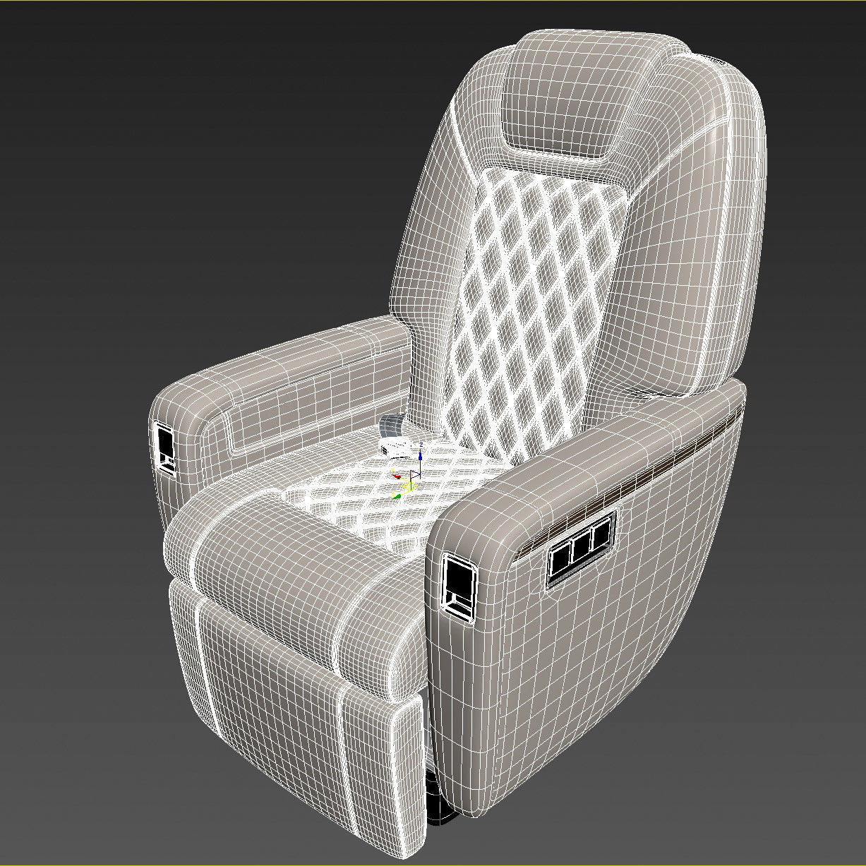 Business Jet Interior 3D model_10