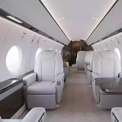 Business Jet Interior 3D model