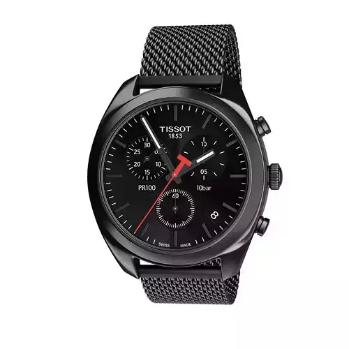 PR 100 Chronograph Watch by Tissot 3D model