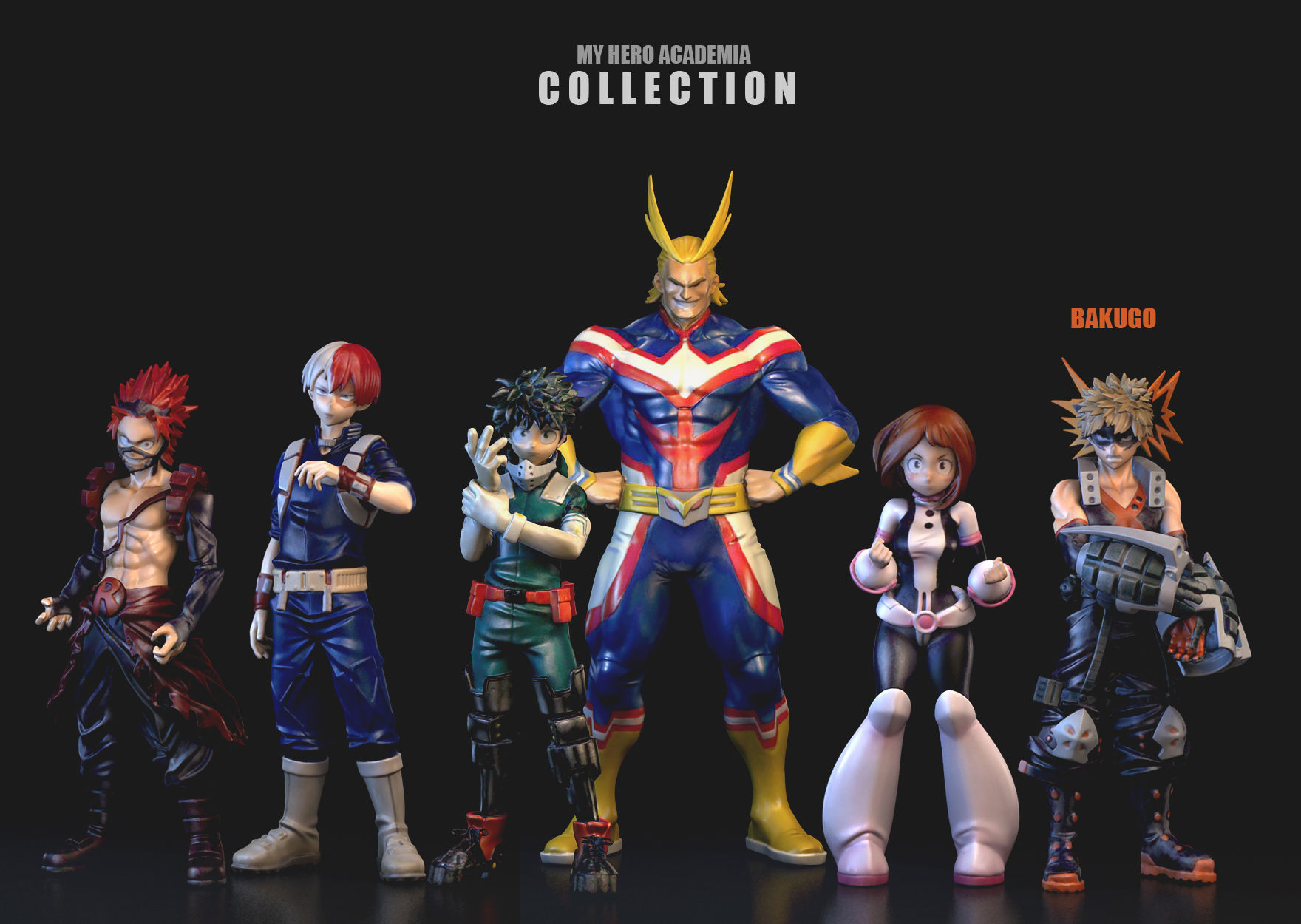 BAKUGO action figure of character from game 3D model_1