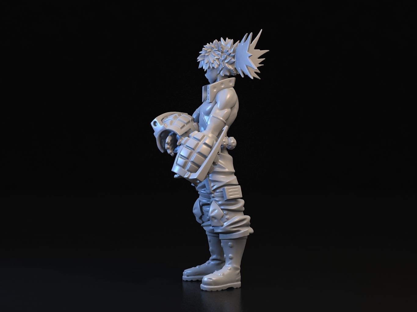 BAKUGO action figure of character from game 3D model_18