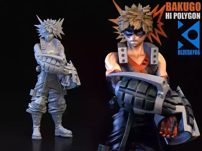 BAKUGO action figure of character from game