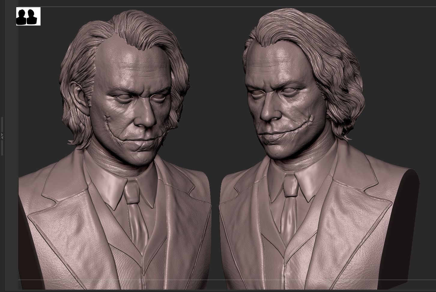 Joker - Heath Ledger 3D print model_9