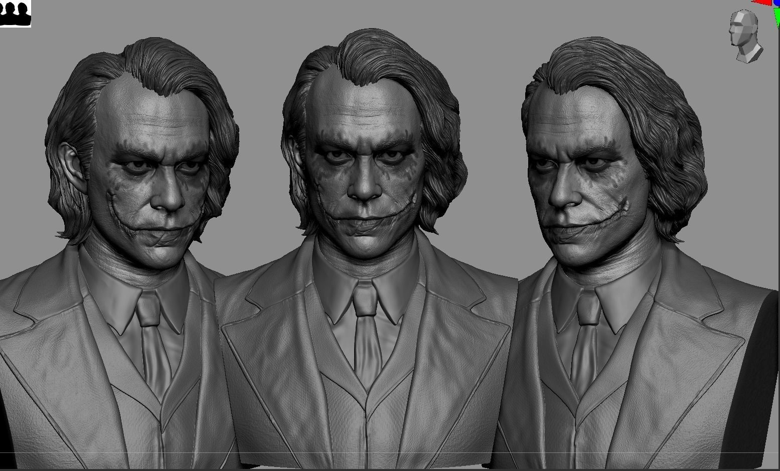 Joker - Heath Ledger 3D print model_7