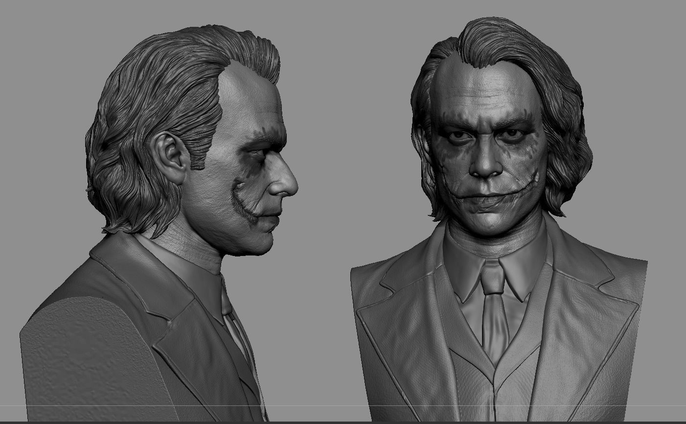 Joker - Heath Ledger 3D print model_8
