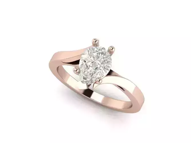 Pear Shape Diamond Ring 274