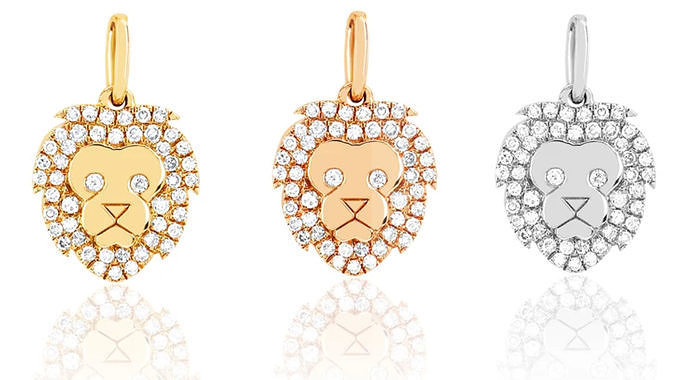 Lion Charm Cute Pendant  3D print model