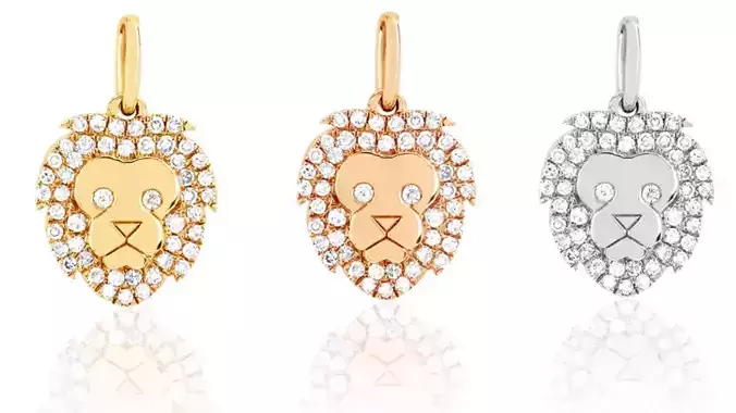 Lion Charm Cute Pendant 