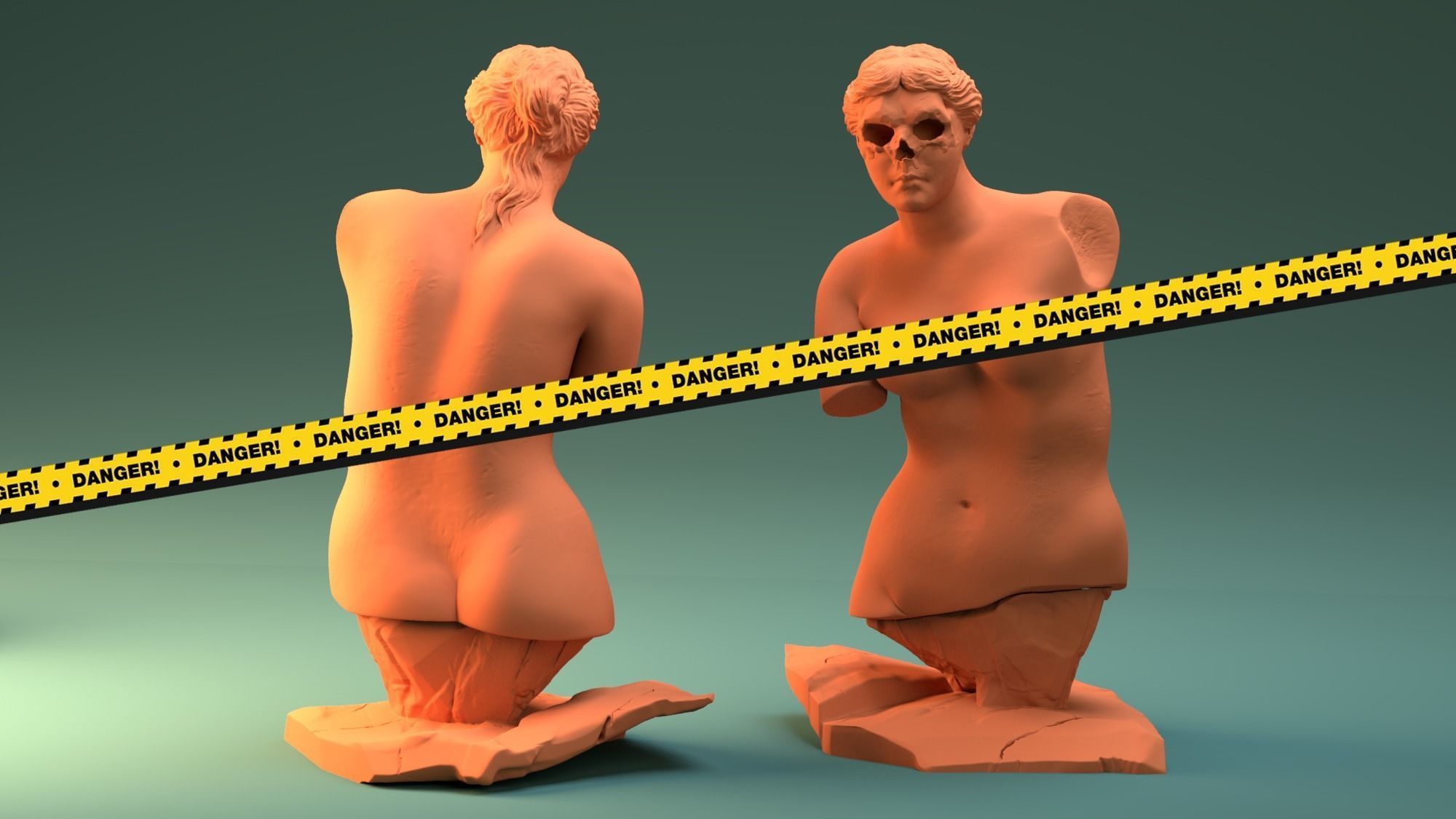 venus the milo statue - STL - 3D Print 3D print model 3D print model_2