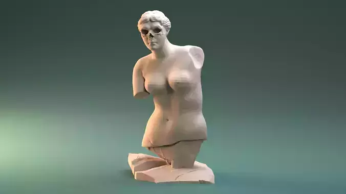 venus the milo statue - STL - 3D Print 3D print model 3D print model