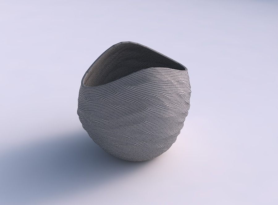 Bowl compressed 3 with fibers 3D print model_5