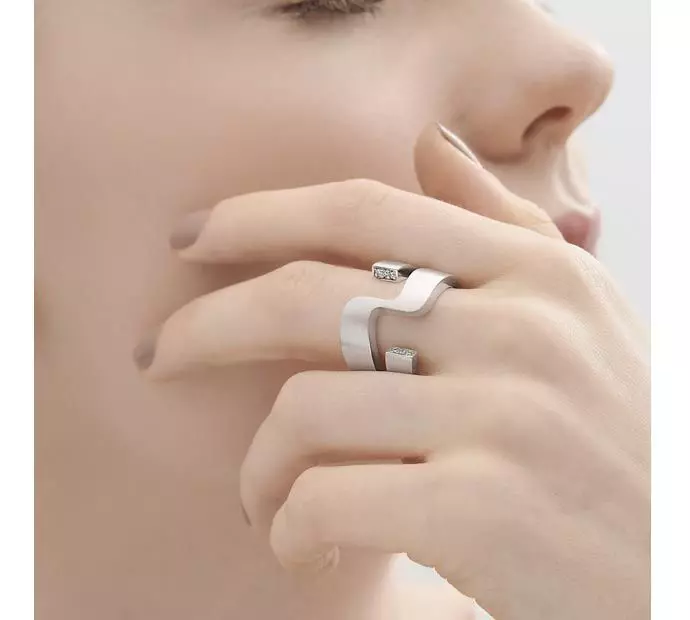 Stylish Platinum band 3D print model