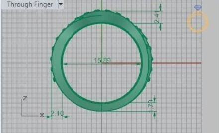 Twisted Ring  278 3D print model_2