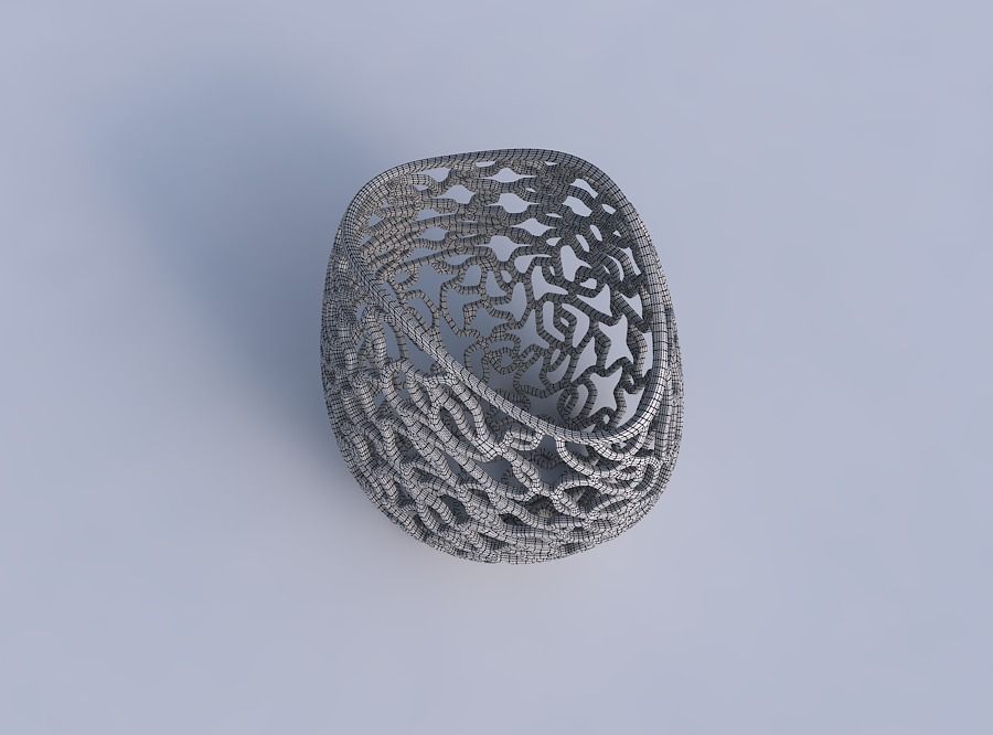 Bowl compressed 3 with entangled lattice 3D print model_6