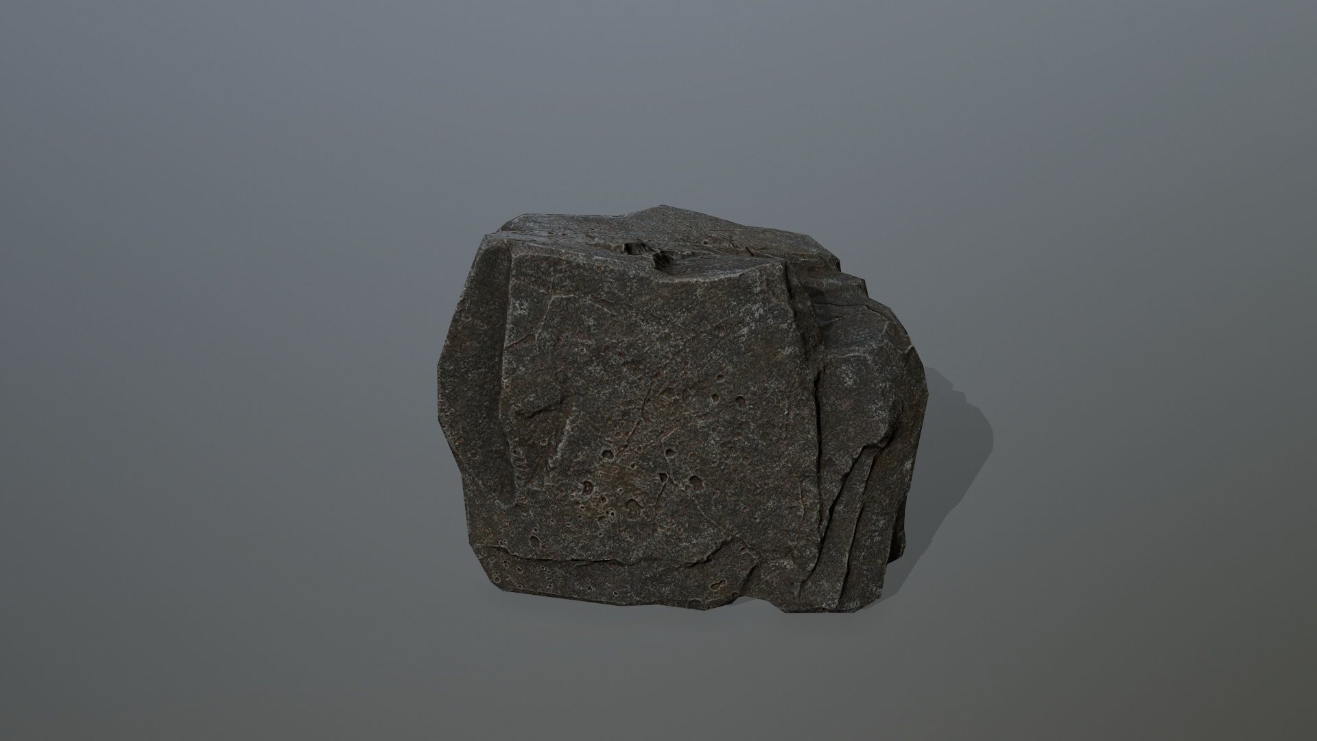 Rock Set Low-poly 3D model_11