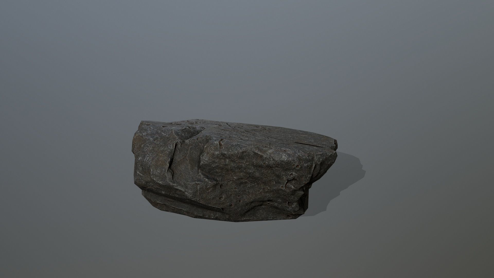 Rock Set Low-poly 3D model_3
