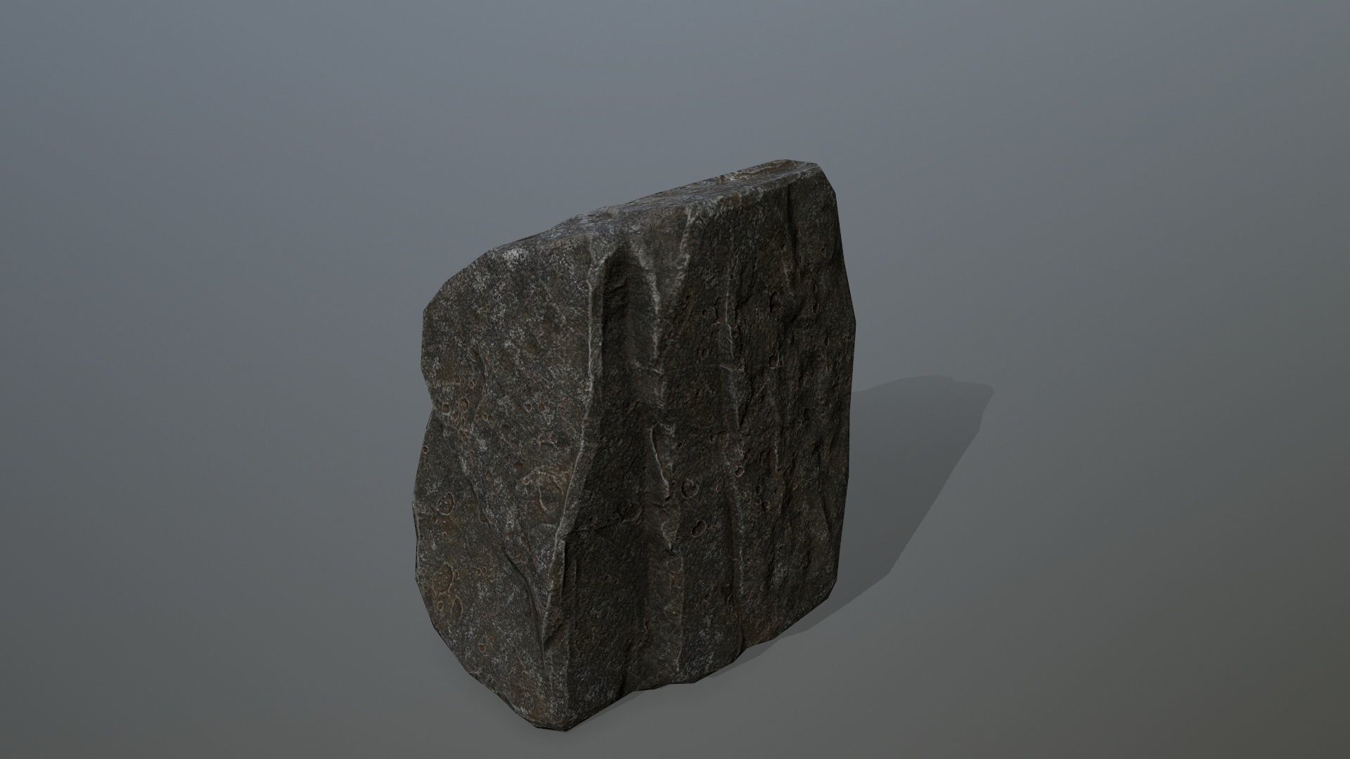 Rock Set Low-poly 3D model_9
