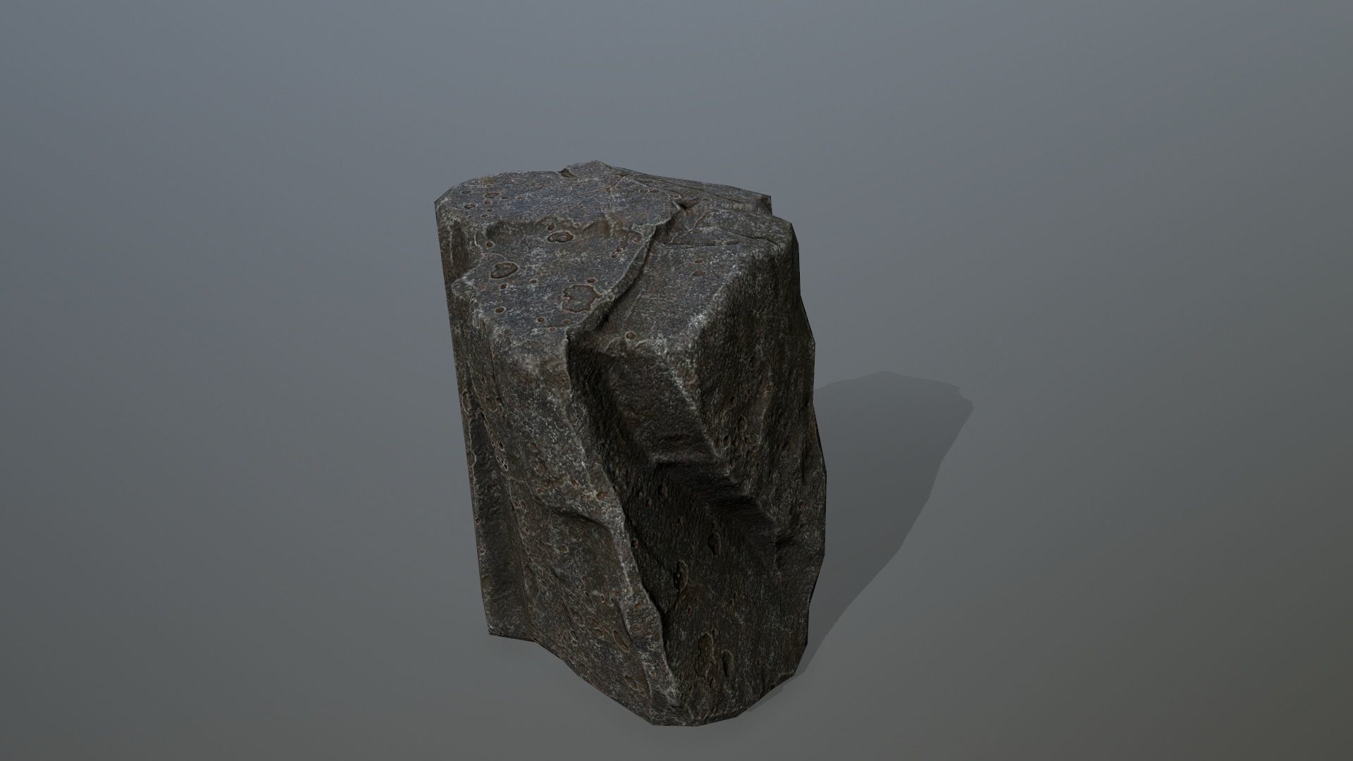 Rock Set Low-poly 3D model_7