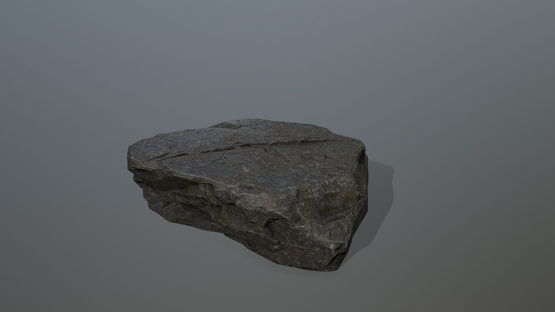 Rock Set Low-poly 3D model_2