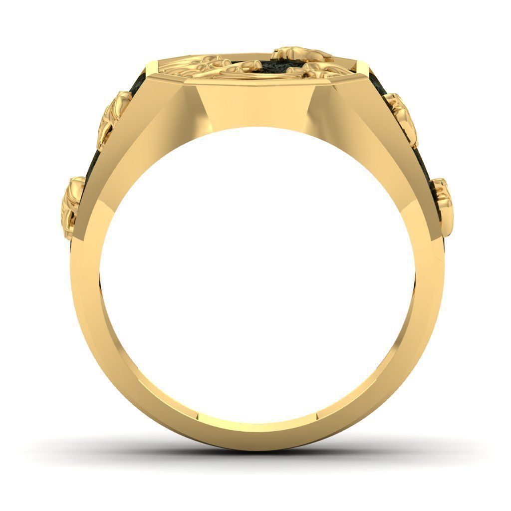 men ring 3D print model 3D print model_3