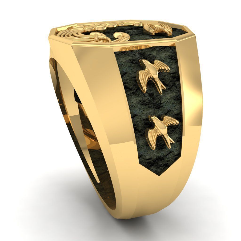 men ring 3D print model 3D print model_1