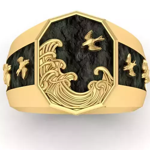 men ring 3D print model