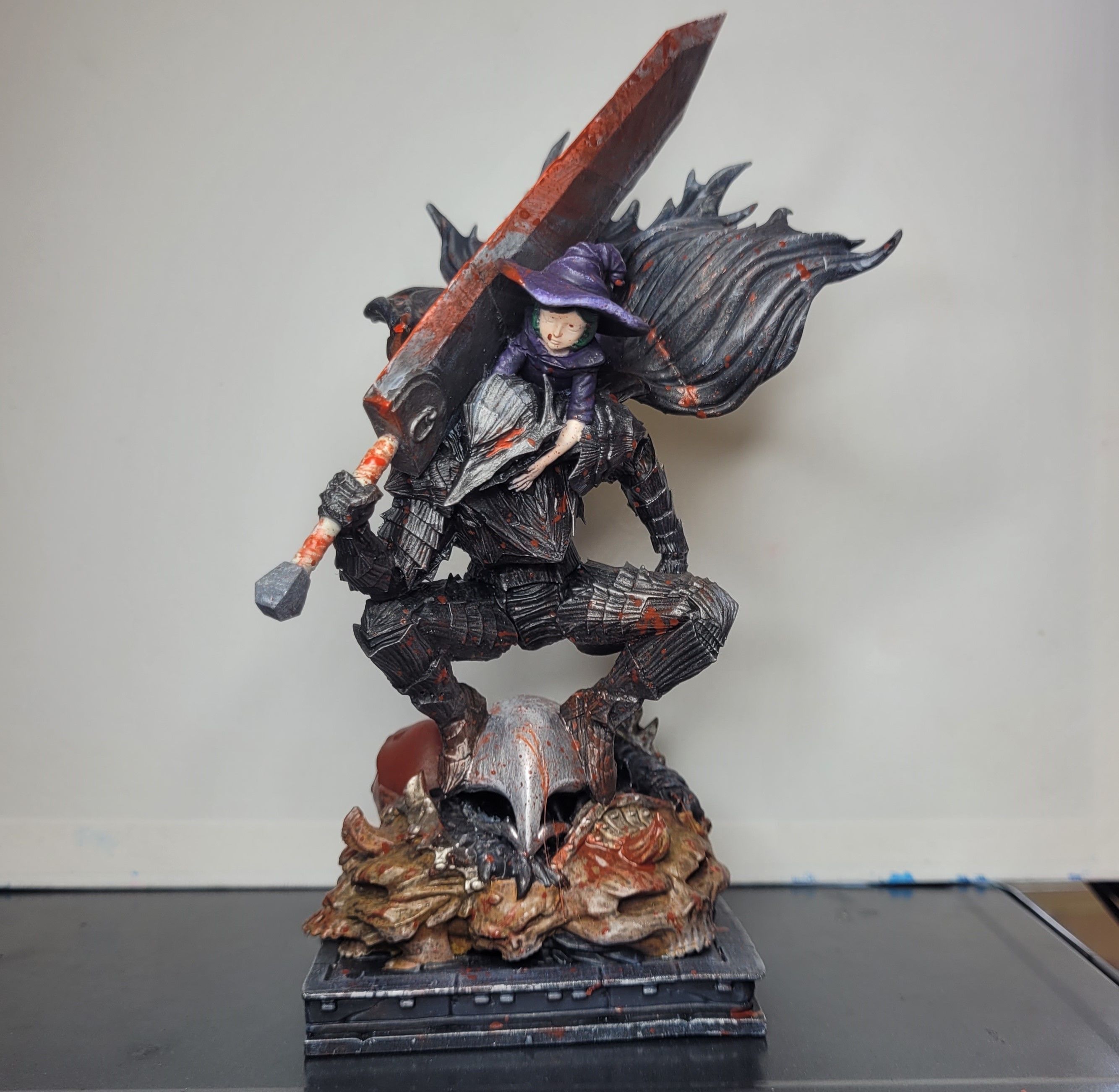 BERSERK GUTS SCIERKE FANTASY ANIME SWORD CHARACTER 3D print model_3