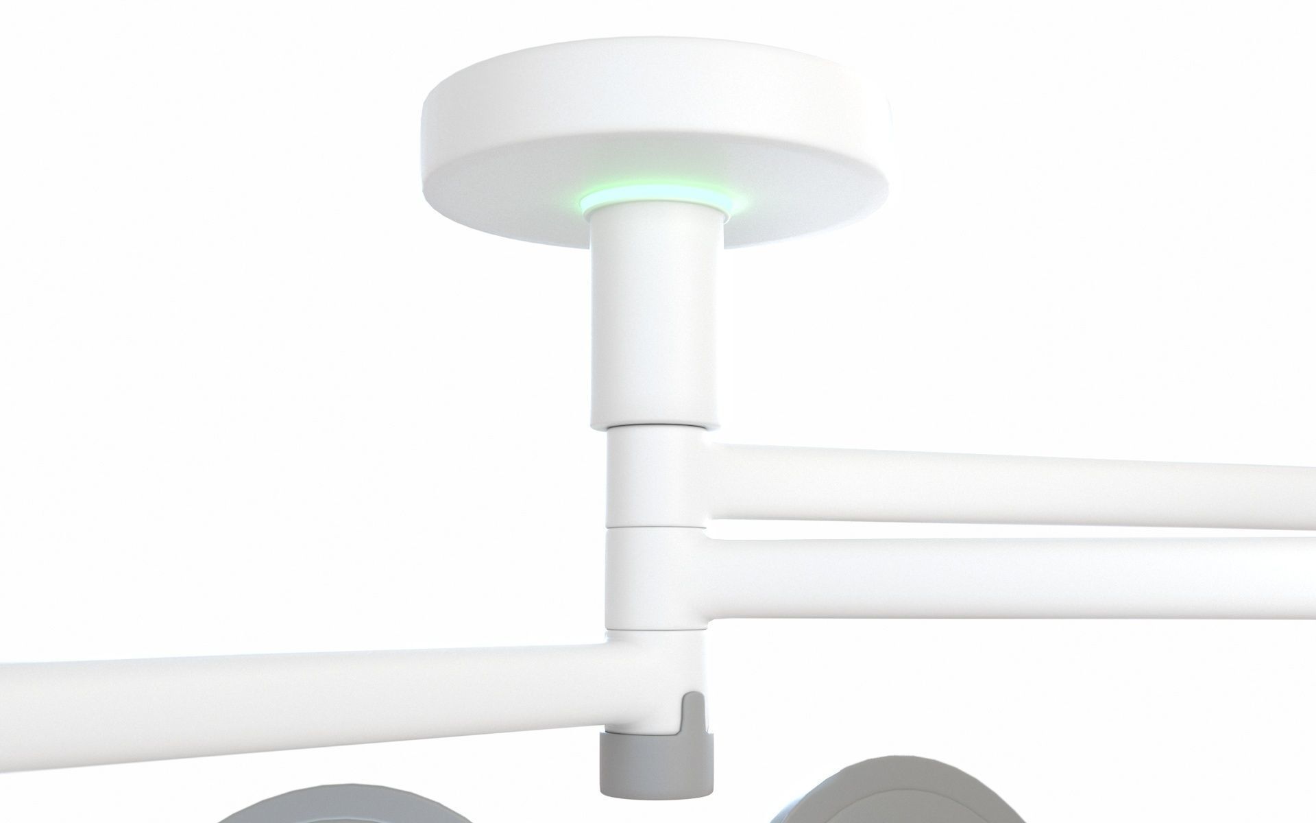 Surgical Light Low-poly 3D model_13