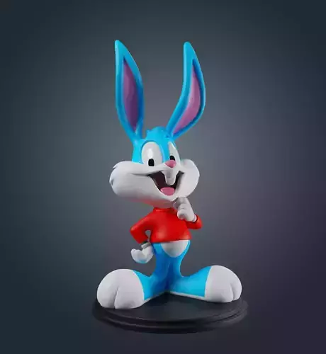 Buster Bunny 3D print model